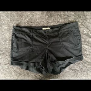 Torrid Black Utility Shorts